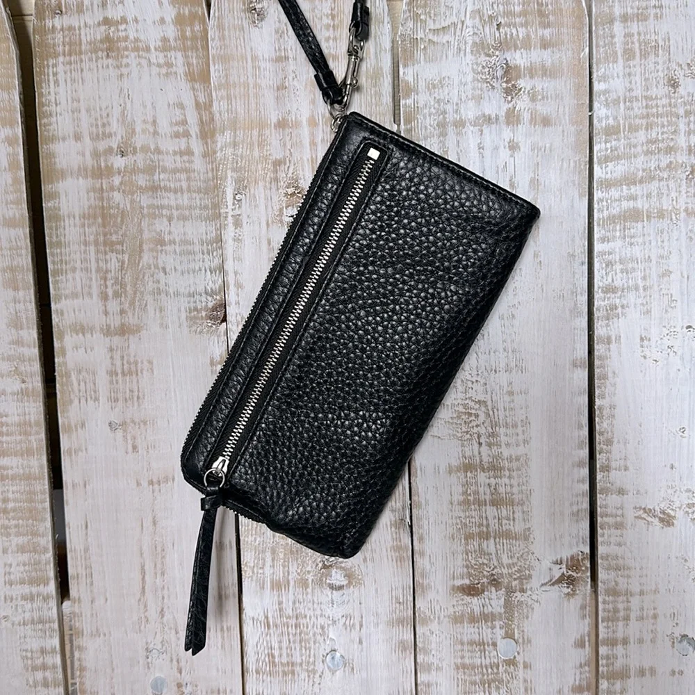 Coach Bleecker L Zip Wallet Black